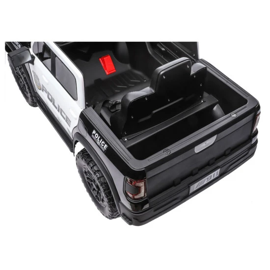 Juodas policijos akumuliatorius automobiliui 4x4 P5 12 V, 7 Ah, Elektrinės mašinėlės vaikams