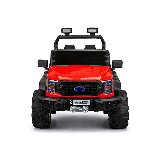 Raudonas akumuliatorinis automobilis 4x4 22F