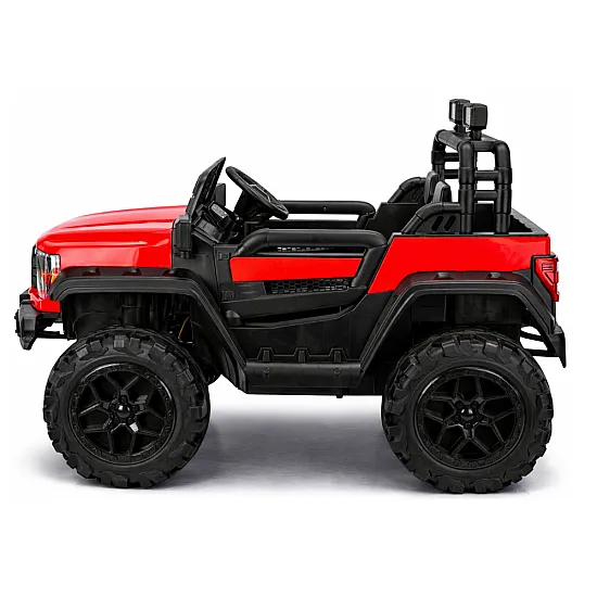 Raudonas akumuliatorinis automobilis 4x4 22F