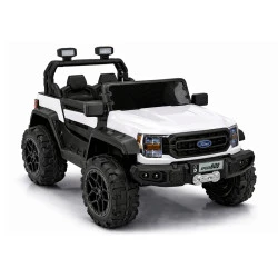 4x4 akumuliatorinis baltas automobilis 22F 12 V