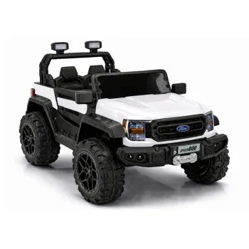 4x4 akutoitega valge auto 22F 12 V