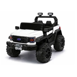 4x4 akumuliatorinis baltas automobilis 22F 12 V