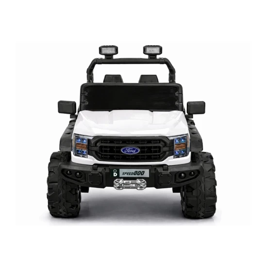 4x4 akumuliatorinis baltas automobilis 22F 12 V Elektrinės mašinėlės vaikams