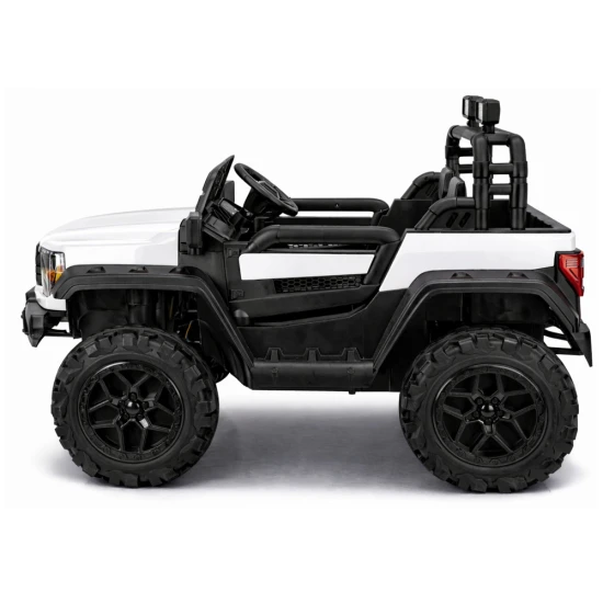 4x4 akumuliatorinis baltas automobilis 22F 12 V Elektrinės mašinėlės vaikams