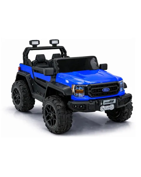 Akumuliatorinis mėlynas automobilis 4x4 22F