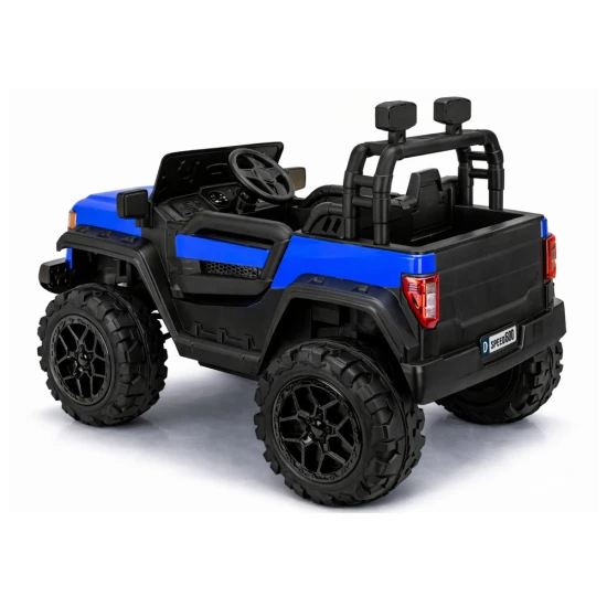 Akumuliatorinis mėlynas automobilis 4x4 22F Elektrinės mašinėlės vaikams
