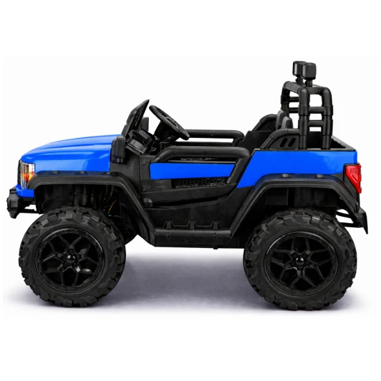 Akumuliatorinis mėlynas automobilis 4x4 22F Elektrinės mašinėlės vaikams