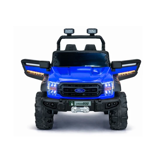 Akumuliatorinis mėlynas automobilis 4x4 22F Elektrinės mašinėlės vaikams