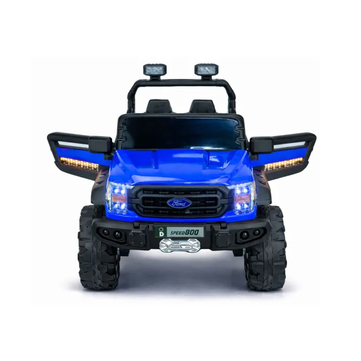 Akumuliatorinis mėlynas automobilis 4x4 22F Elektrinės mašinėlės vaikams