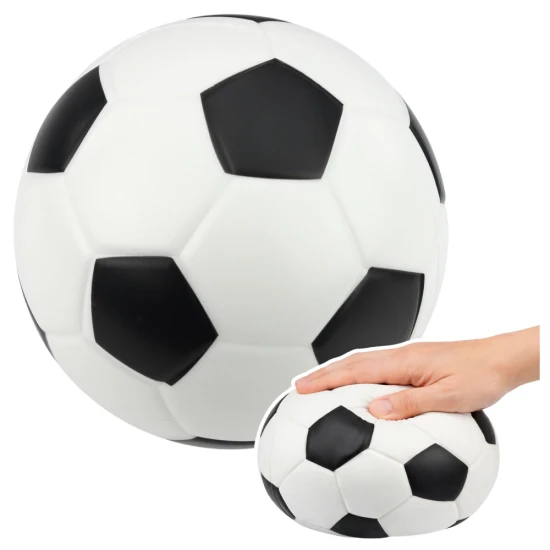 Soft Foam Soccer Ball for Throwing and Kicking Black and White 20cm Stalo ir sporto žaidimai