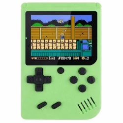 Žalias elektroninis žaidimų retro konsolė 108 in 1 LCD ekranas 