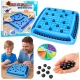 Mėlynas magnetinis strateginis stalo žaidimas su rutuliukais, 40 vnt. Stalo ir sporto žaidimai