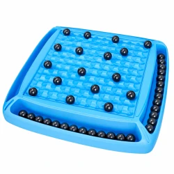 Mėlynas magnetinis strateginis stalo žaidimas su rutuliukais, 40 vnt.