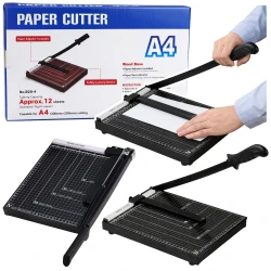 Melns A4 papīra griezējs