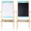 Blue double-sided wooden dry-cleanable board Magnetic boards and magnets