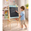 Blue double-sided wooden dry-cleanable board Magnetic boards and magnets