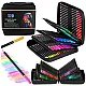 Set of 120 pencils in a pencil case with accessories
