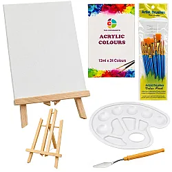 Art Painting Set with Easel and Accessories