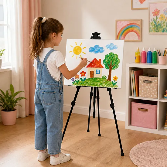 Metal outdoor easel, 158 cm