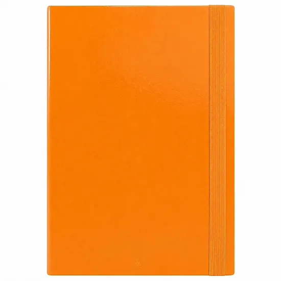 Oranžinis dokumentų aplankalas kietu viršęliu A4/4,5 cm