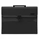 Black A4-size document holder with 13 compartments