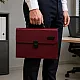 Bordeaux A4 Document Holder with 13 Compartments