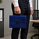 Blue A4 document holder with 13 compartments