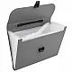Gray A4 document holder with 13 compartments