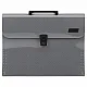 Gray A4 document holder with 13 compartments
