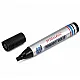 Water-resistant permanent marker with a round tip, black