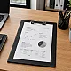 Black A4-size document folder