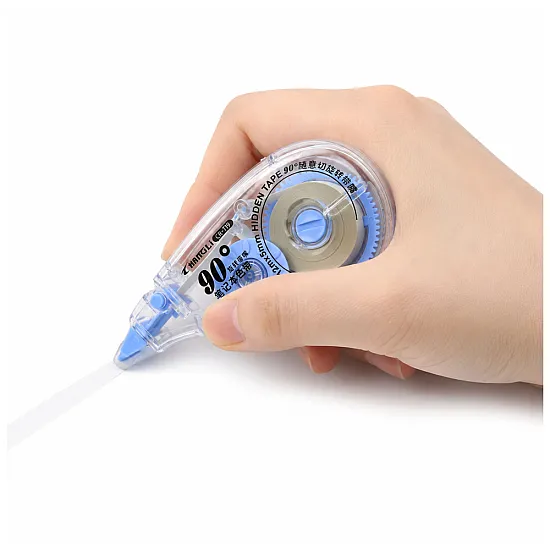 Biała taśma korekcyjna/korektor 5 mm x 12 m