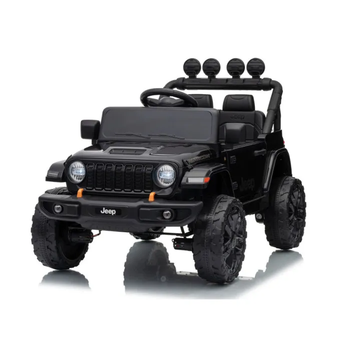 Elektrinė mašinėlė vaikams Jeep Rubicon DK-JWR558, juoda