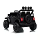 Lasten musta akkukäyttöinen maastoauto Jeep Rubicon DK-JWR558