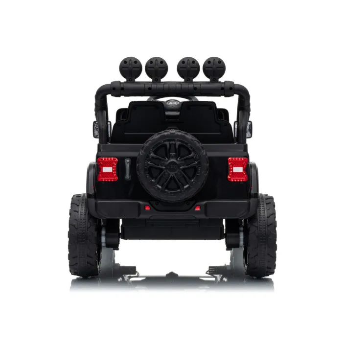 Elektrinė mašinėlė vaikams Jeep Rubicon DK-JWR558, juoda