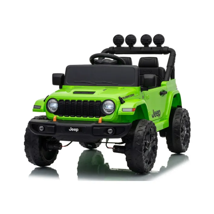 Elektrinė mašinėlė vaikams Jeep Rubicon DK-JWR558, žalia