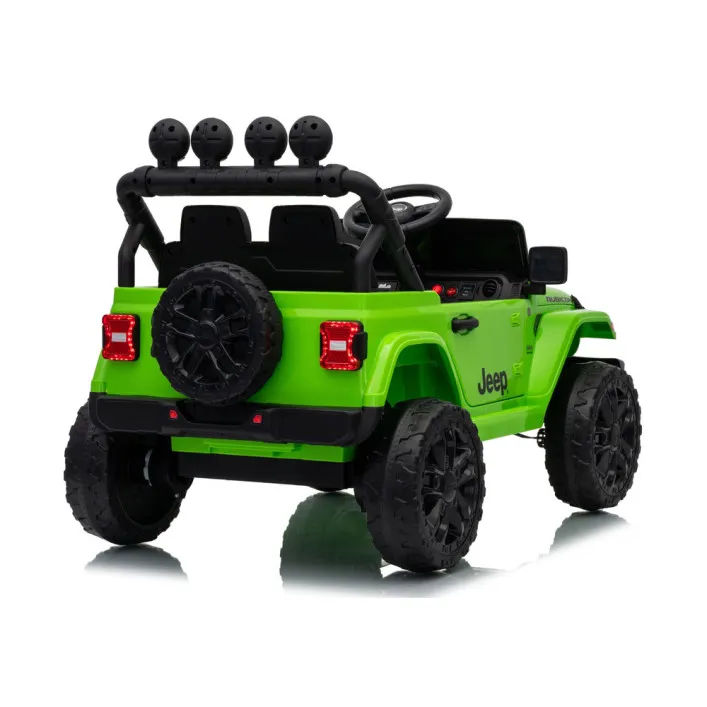Elektrinė mašinėlė vaikams Jeep Rubicon DK-JWR558, žalia