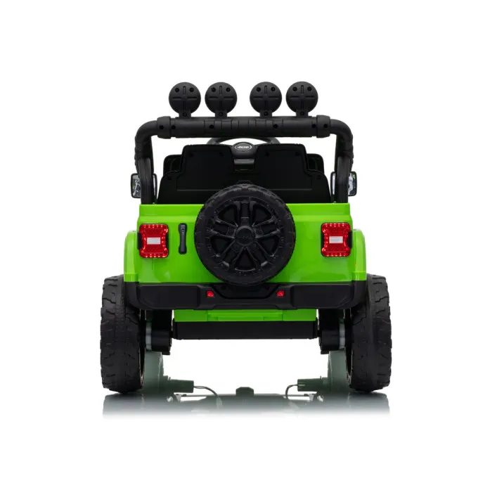 Elektrinė mašinėlė vaikams Jeep Rubicon DK-JWR558, žalia