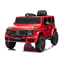 Mercedes G 4x4 24 V 2580 raudonas akumuliatorinis automobilis