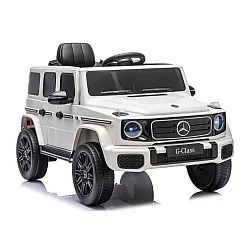 Mercedes G 4x4 24 V 2580 baltas akumuliatorinis automobilis