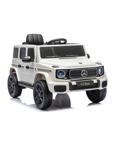 Elektrinė mašinėlė vaikams Mercedes G 4x4 24 V 2580, balta