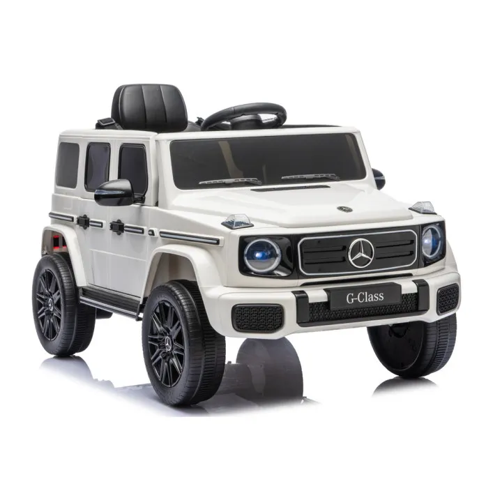 Elektrinė mašinėlė vaikams Mercedes G 4x4 24 V 2580, balta