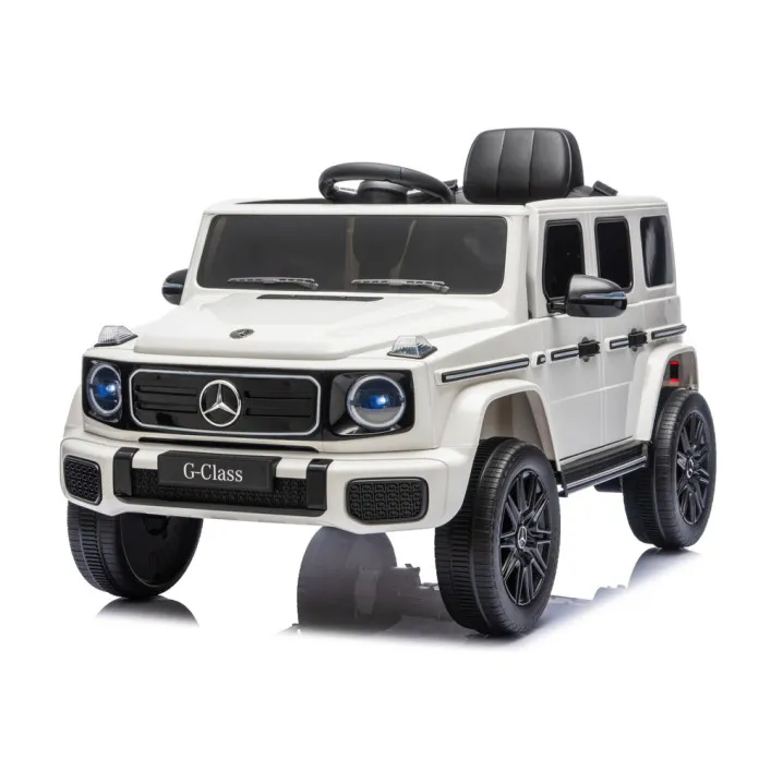 Elektrinė mašinėlė vaikams Mercedes G 4x4 24 V 2580, balta