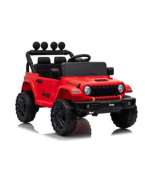 Elektrinė mašinėlė vaikams Jeep Rubicon DK-JWR558, raudona