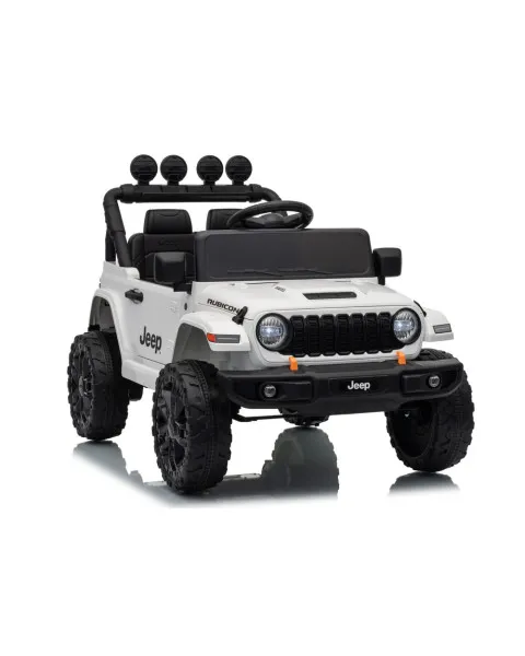 Elektrinė mašinėlė vaikams Jeep Rubicon DK-JWR558, balta