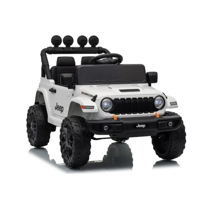 Elektrinė mašinėlė vaikams Jeep Rubicon DK-JWR558, balta