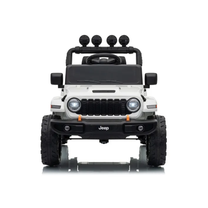Elektrinė mašinėlė vaikams Jeep Rubicon DK-JWR558, balta