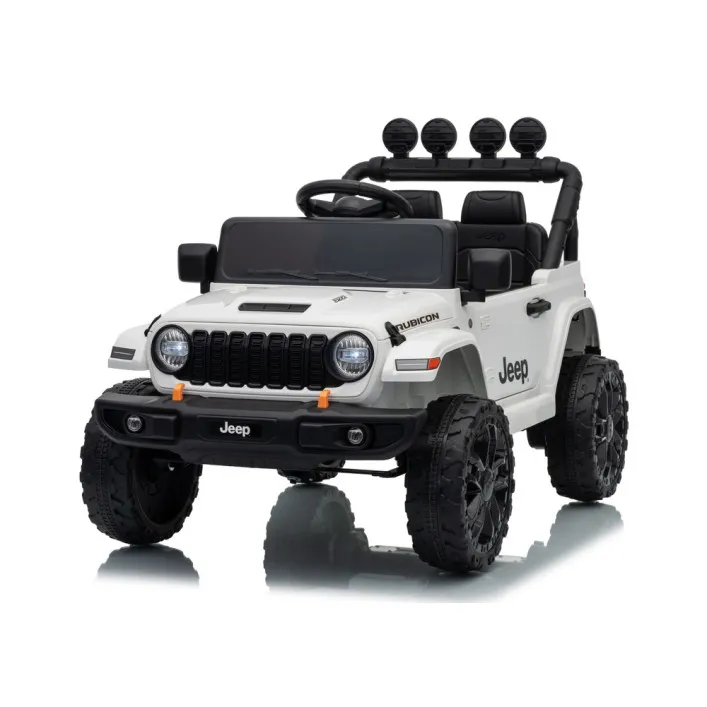 Elektrinė mašinėlė vaikams Jeep Rubicon DK-JWR558, balta