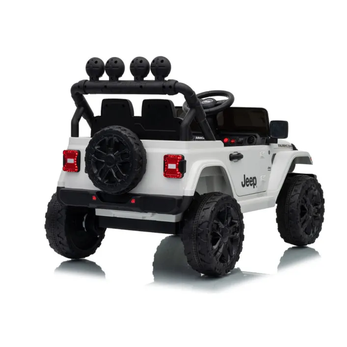 Elektrinė mašinėlė vaikams Jeep Rubicon DK-JWR558, balta
