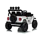 Jeep Rubicon DK-JWR558 baltas akumuliatorinis automobilis
